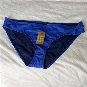 Title Nine Blue Bikini Bottom XL